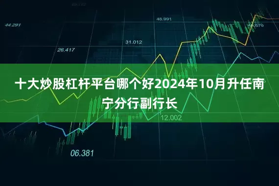 十大炒股杠杆平台哪个好2024年10月升任南宁分行副行长