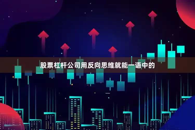 股票杠杆公司用反向思维就能一语中的