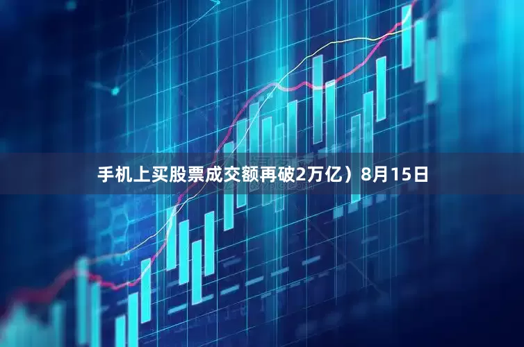 手机上买股票成交额再破2万亿）8月15日